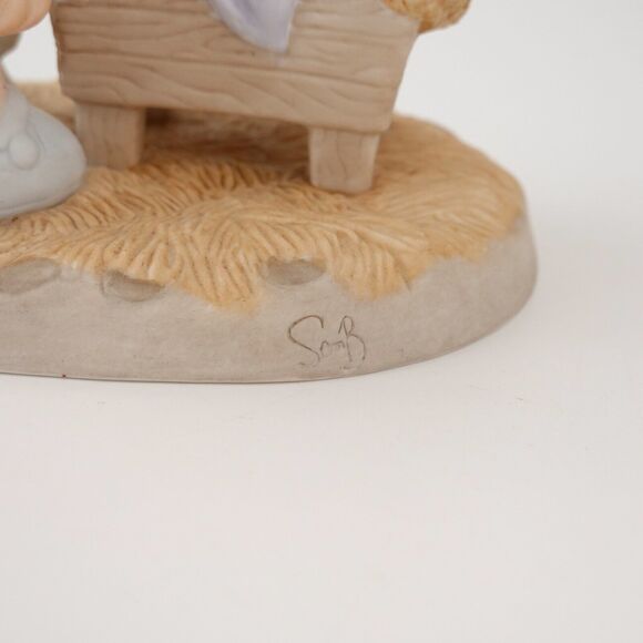 RARE Precious Moments "Come Let Us Adore Him" #101049 Child Jesus 5" - Picture 15 of 16